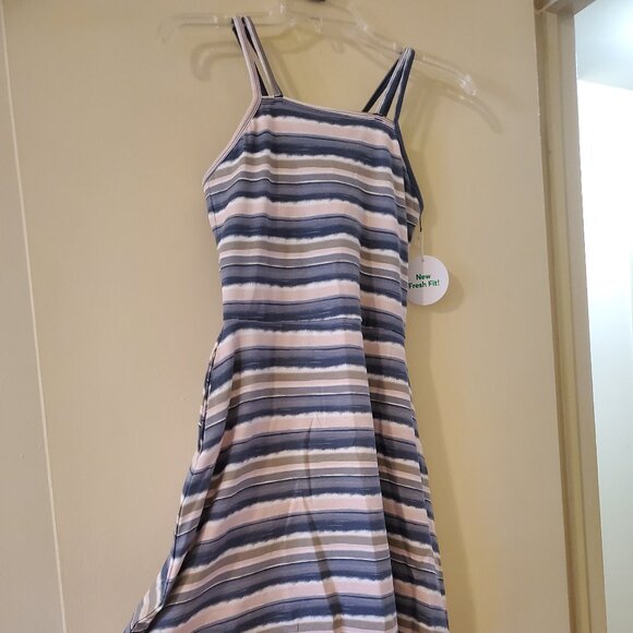 Pact Dresses & Skirts - striped Pact fit-and-flare dress organic NWT size small